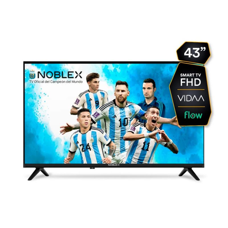 Smart TV 43" Noblex FHD DV43X5150 VIDAA Negro