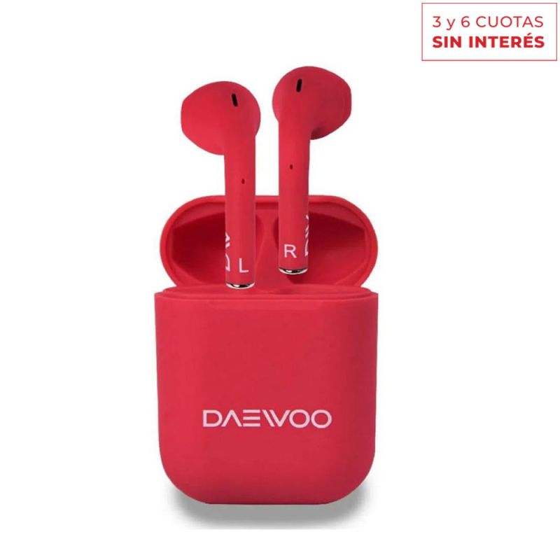 Auriculares Inalámbricos Daewoo Candy Spark DW-CS3105-RED Rojo