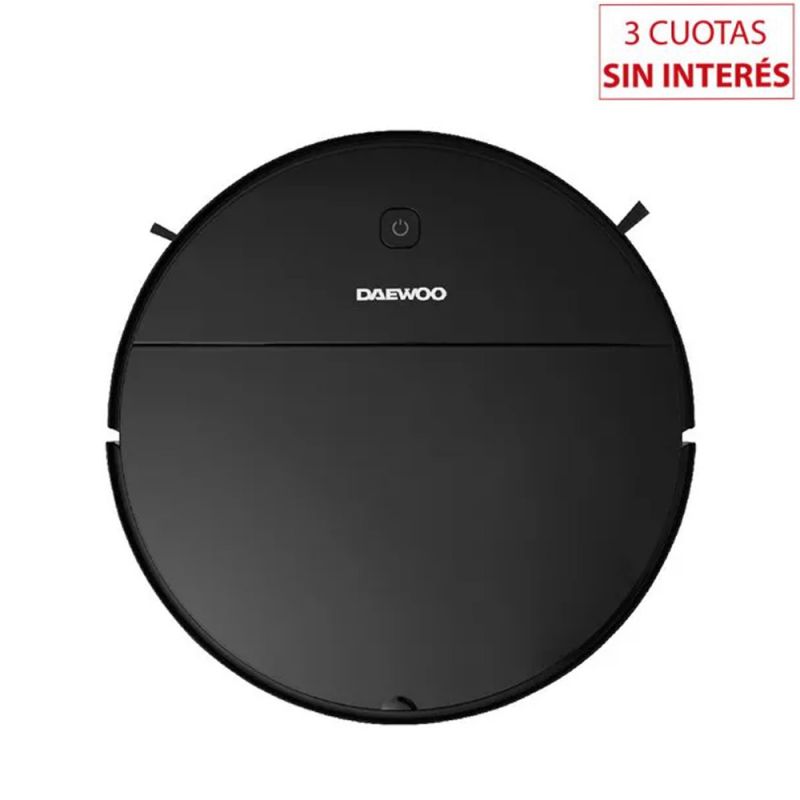 Aspiradora Robot Daewoo Delta DW-RVDE-1KI Anticaída Negro