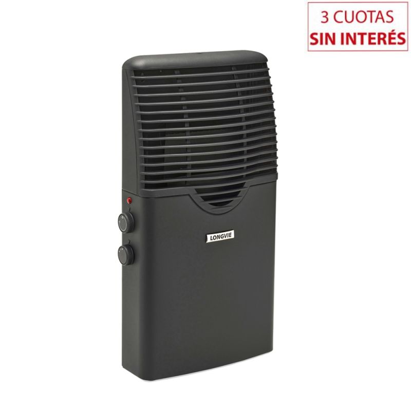 Calefactor Eléctrico Longvie EEP2K 2000W Grafito