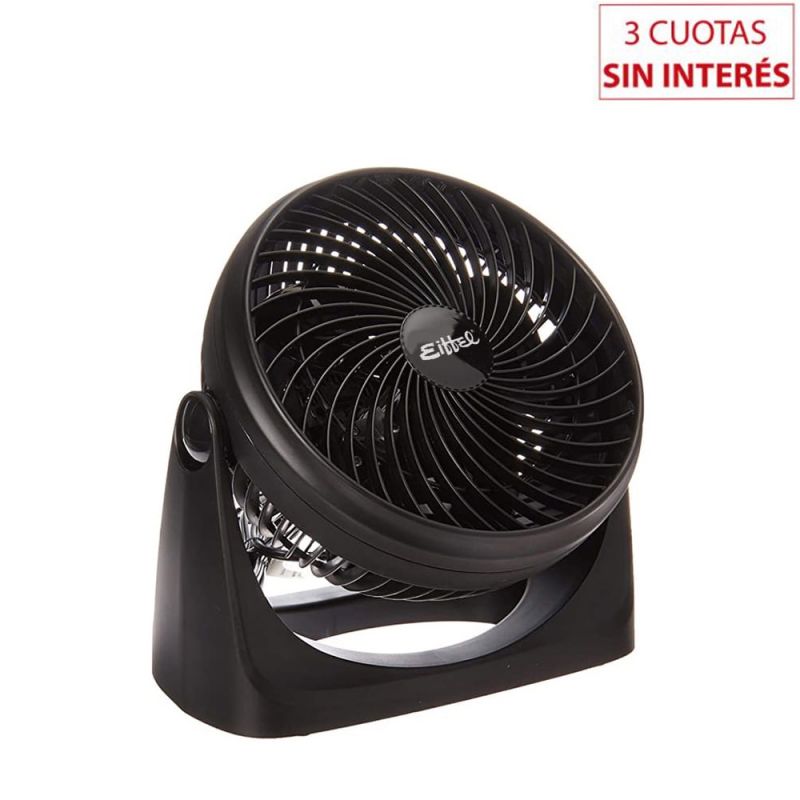 Turboventilador Oscilante 12" Eiffel E-512 Negro