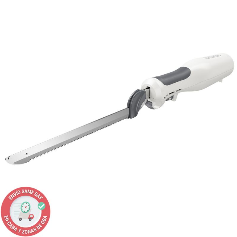 Cuchillo Eléctrico Black & Decker EK500W-AR ComfortGrip Blanco