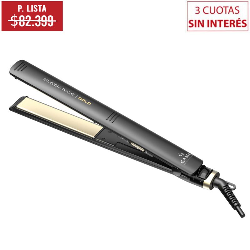 Plancha de Cabello GAMA Elegance Gold STD