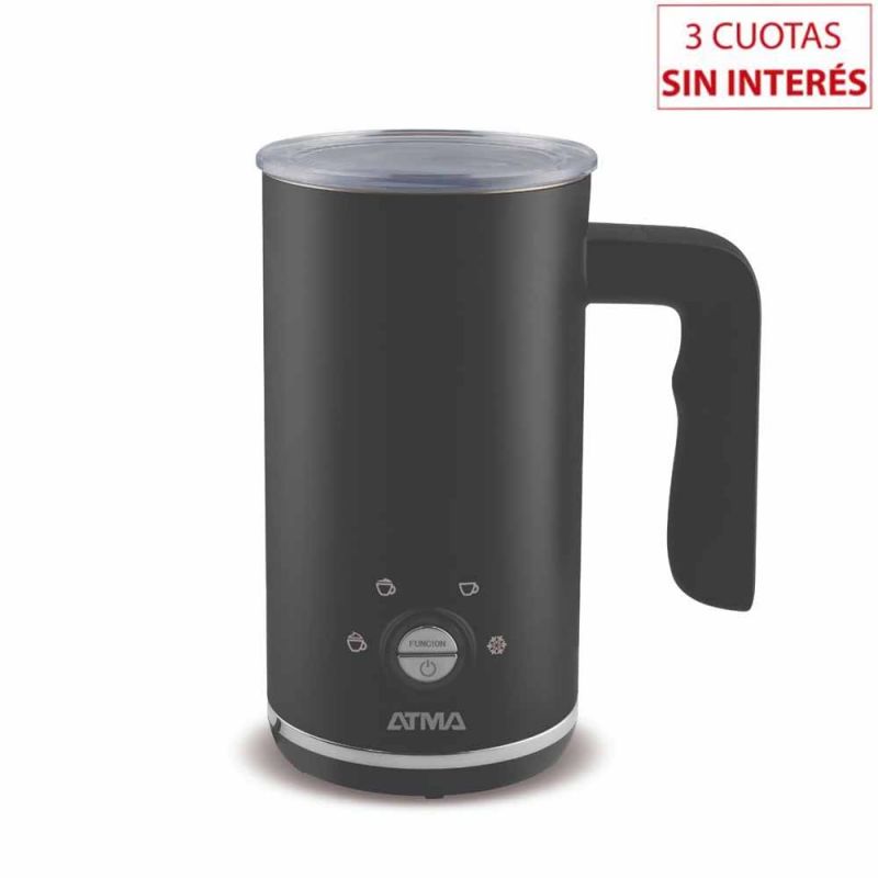 Espumador de Leche Atma ELAT21BP 600W Negro