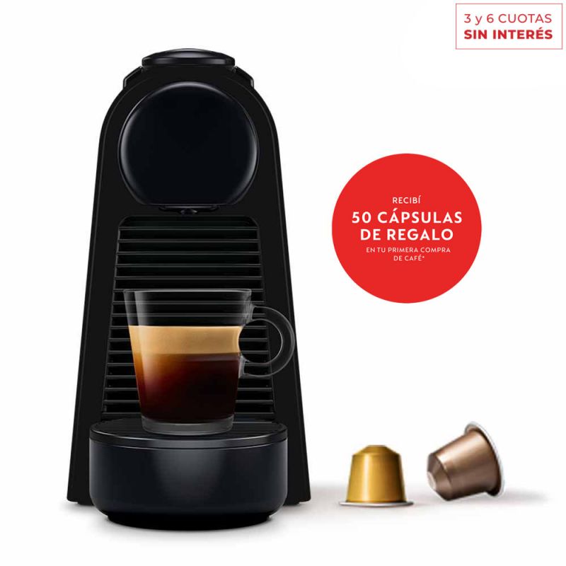 Cafetera Nespresso ESSENZA Mini D Black D30-AR-BK-NE2