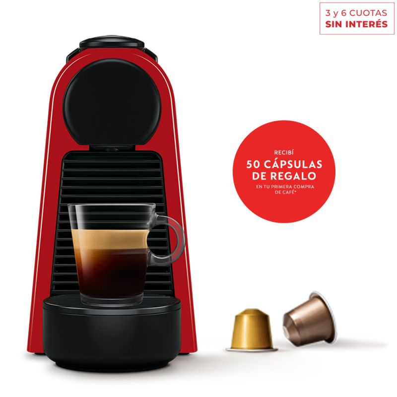 Cafetera Nespresso Essenza Mini Red D30-AR-RE-NE2