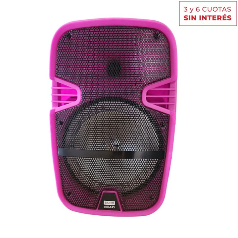 Parlante Portátil Bluetooth Eurosound ES-PACH08-7PM Miami Sunrise Rosa