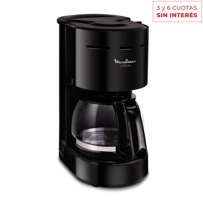 Cafetera de Filtro Moulinex Cafecity FG320558 Negro