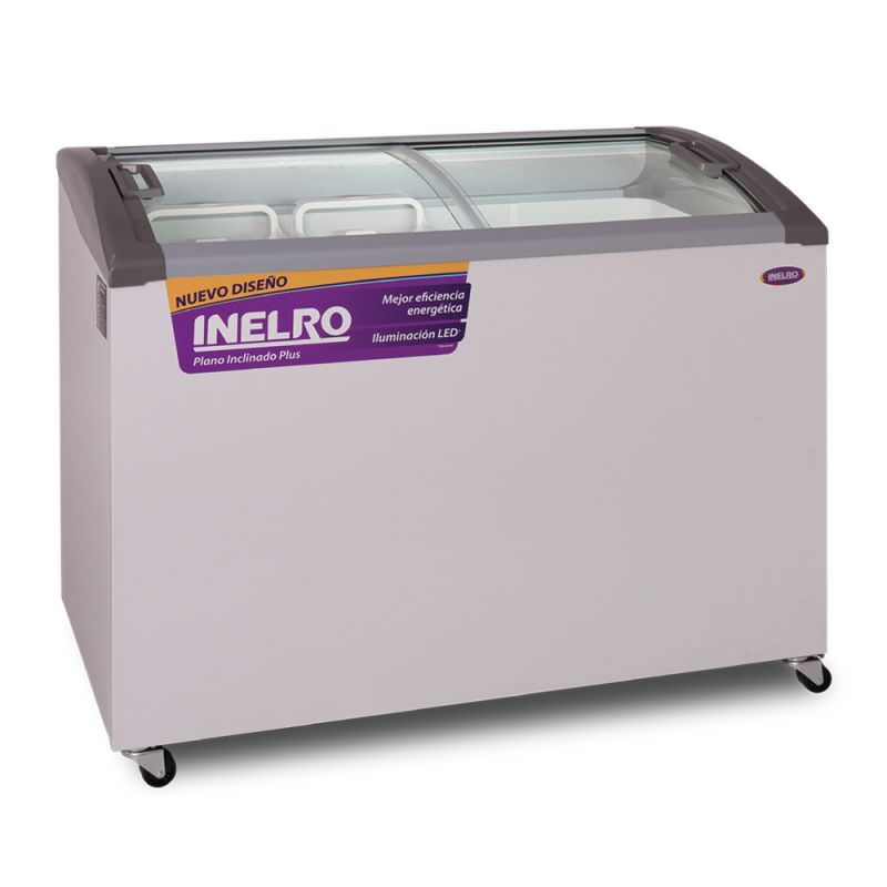 Freezer Horizontal Inelro 279Lts. FIH–350 PI Plus T/Vidrio Gris