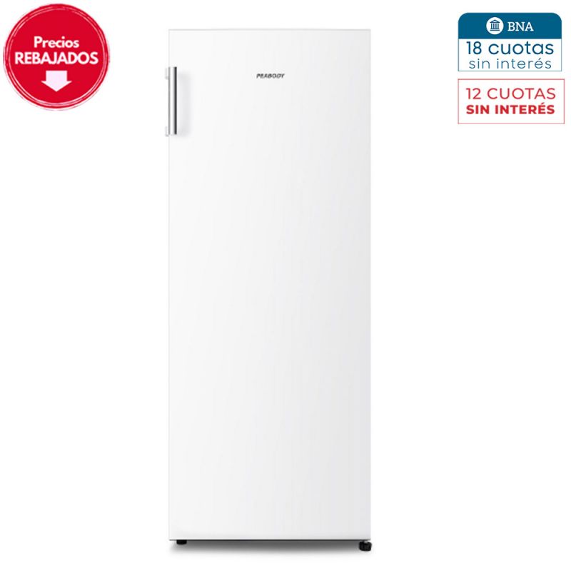 Freezer Vertical 153Lt Peabody PE-FV153B Blanco