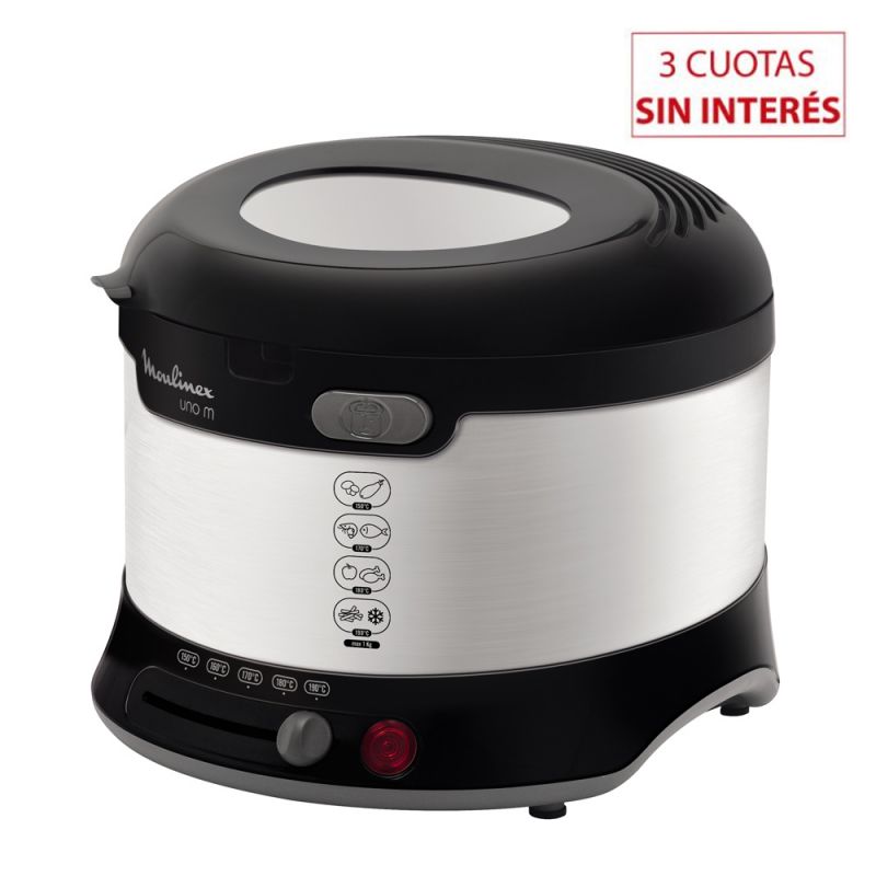 Freidora 1.8Lts Moulinex Uno M AF134D59 Inox