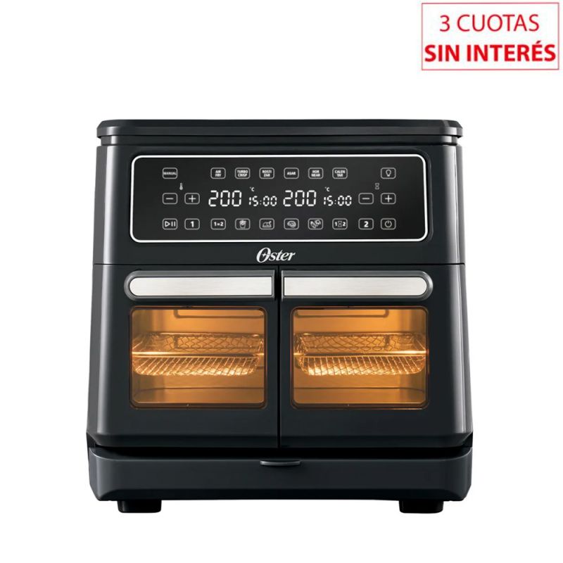 Freidora sin Aceite 11Lts Oster Flex CKSTAF11MCDDF-054 Digital Negro