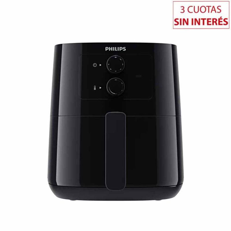 Freidora sin Aceite Analogica 4,1Lts Philips Airfryer HD9200/90  Negro