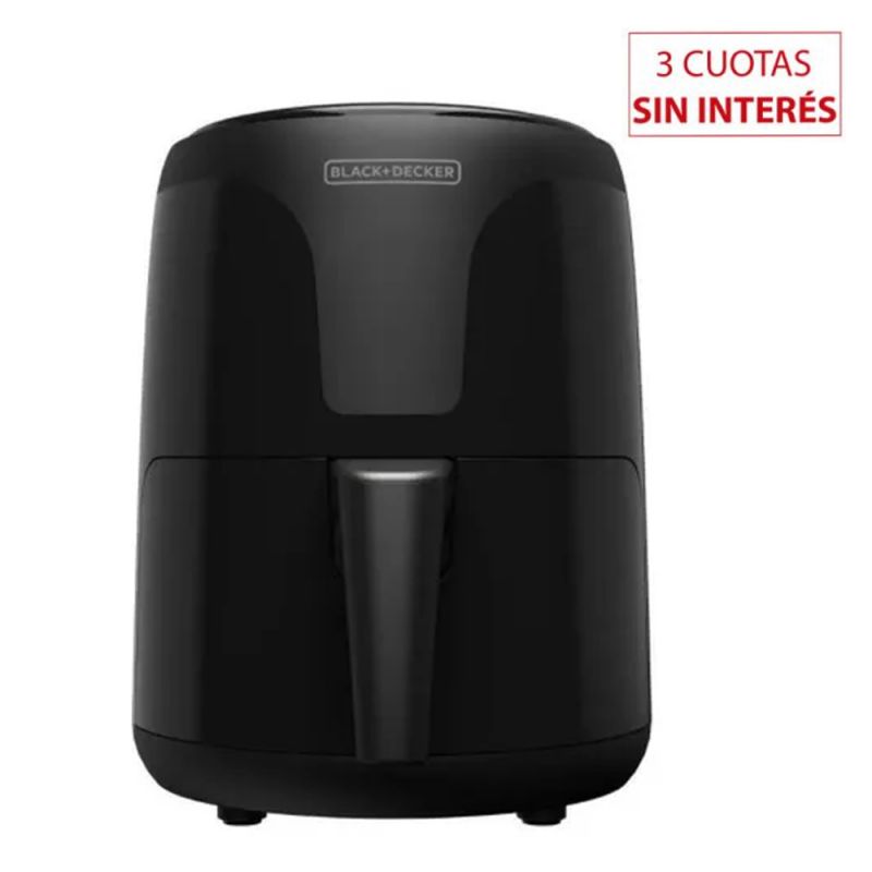 Freidora Sin Aceite 2.1Lts Black + Decker HFD1010B-AR Negro