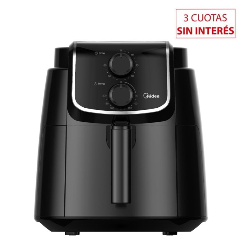 Freidora sin Aceite 4Lts Midea AF-M140BAR1 Negro