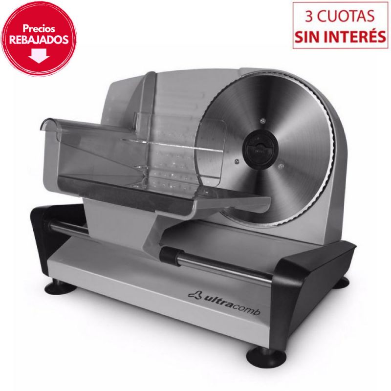 Cortadora de fiambre Ultracomb FS-6301 Gris