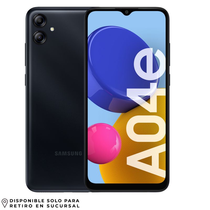 Celular Samsung Galaxy A04e 4G 64GB Negro