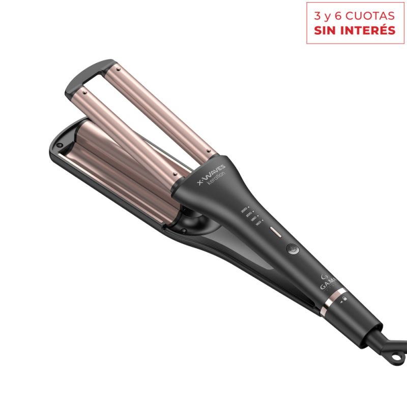 Rizador Digital GAMA 156500 X-Waves Led Keration Negro