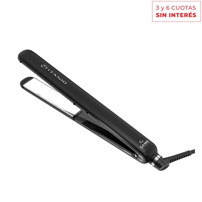 Plancha De Cabello Gama CP14 On-Off Titanio Negro