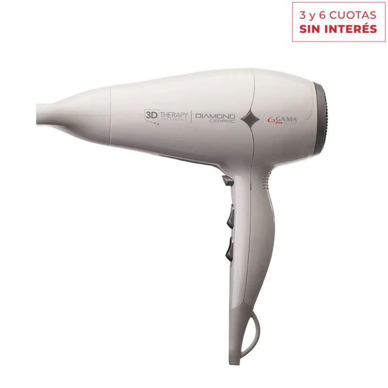Secador de Cabello Gama Diamond Ceramic 123694 Blanco
