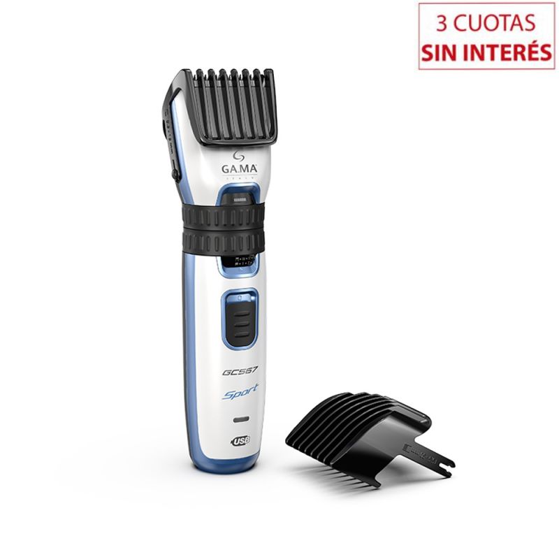 Corta Cabello Clipper GAMA GC 567 Sport Blanco