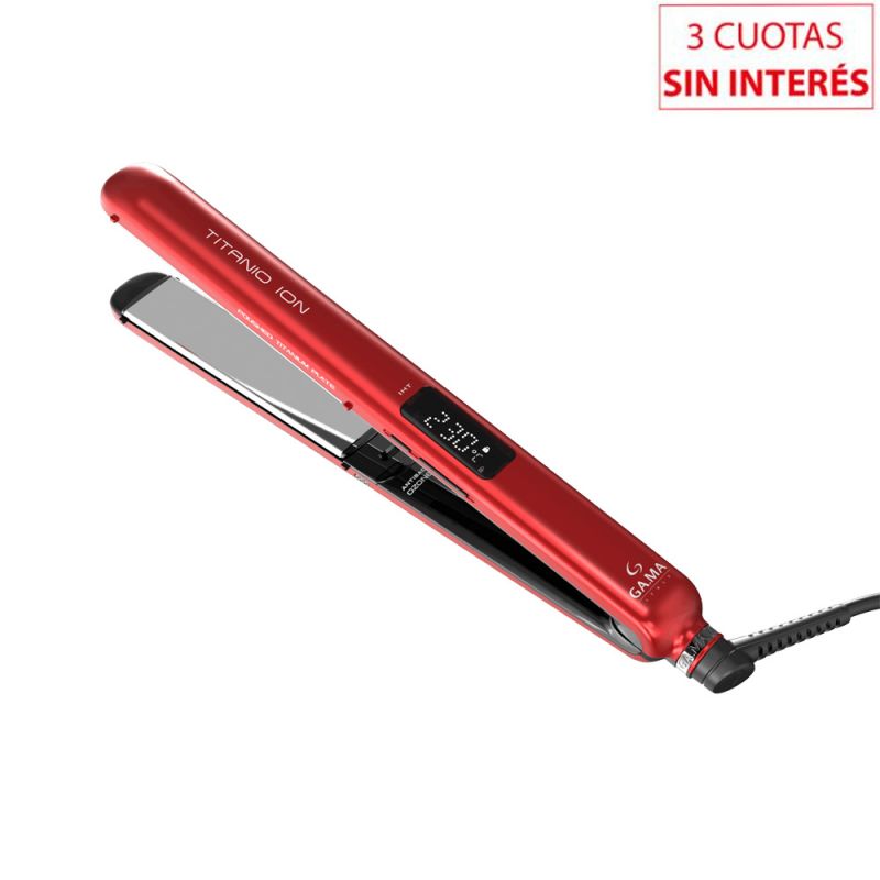 Plancha para Cabello Digital Gama IHT CP14D Rojo