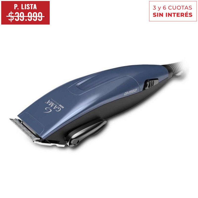 Cortadora de cabello GAMA GM562 13 piezas Azul