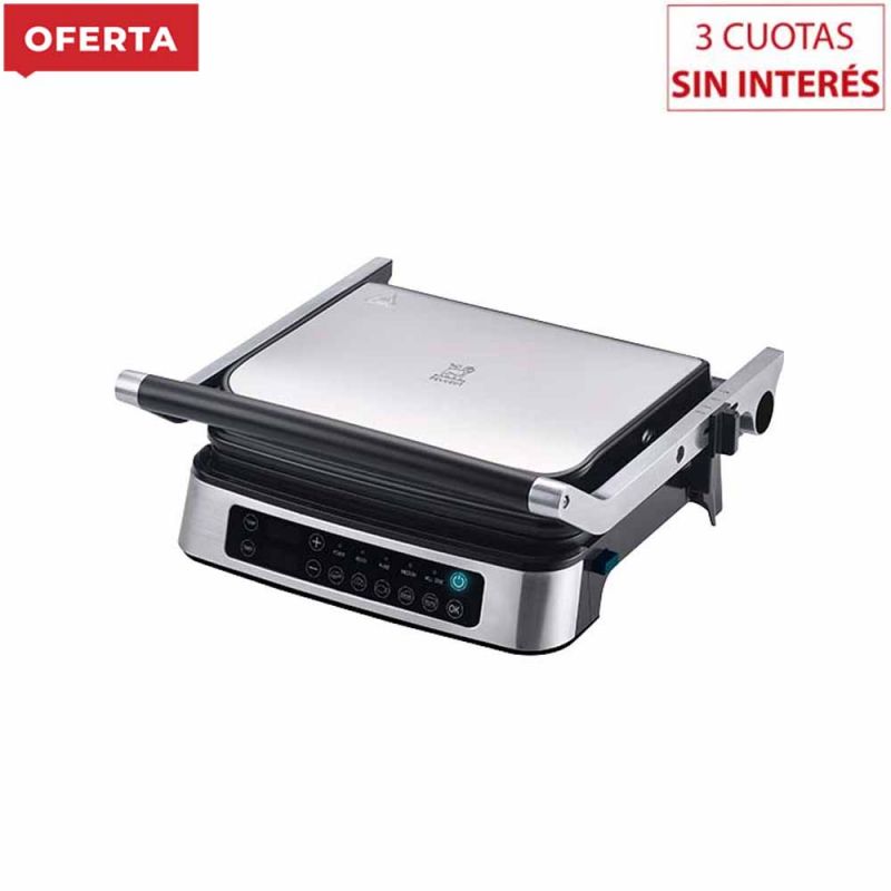 Grill/Wafflera Eléctrica Peugeot Annecy PB-G321 Antiadherente Inox