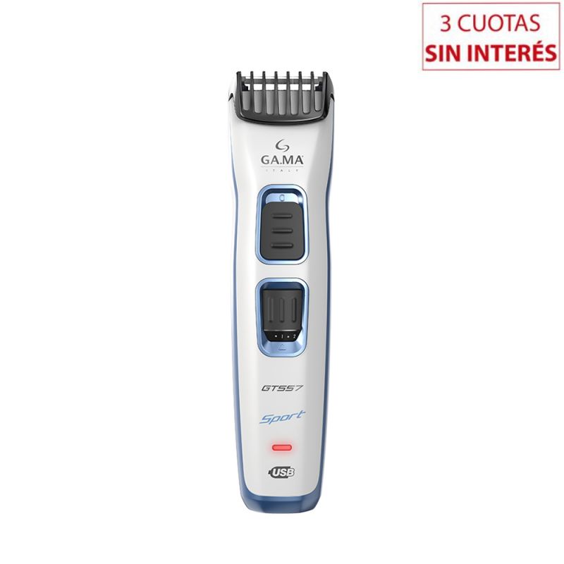 Corta Cabello Clipper GAMA GT 557 Sport Blanco