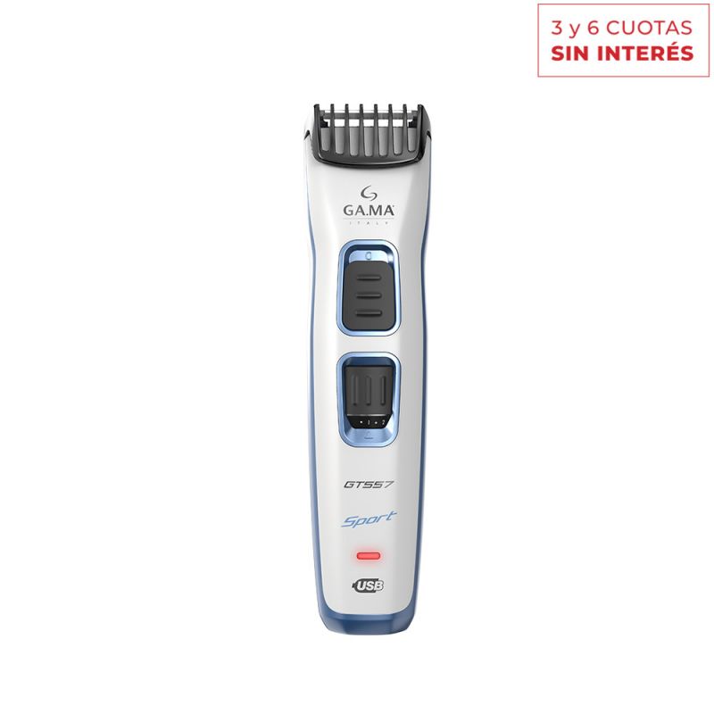 Corta Cabello Clipper GAMA GT 557 Sport Blanco