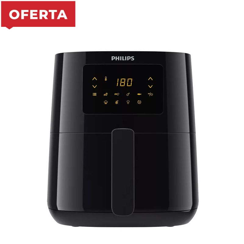 Freidora sin Aceite Digital 4.1Lts Philips Airfryer L HD9252/90 Negro
