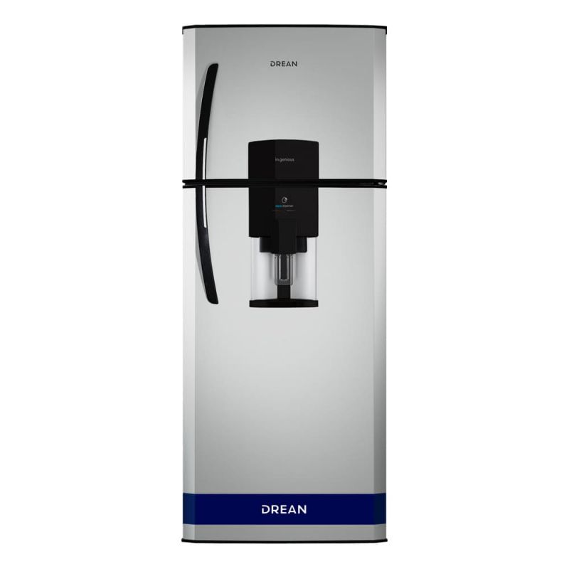 Heladera C/Freezer Cíclica 359Lts Drean HDR370F11S C/Dispenser Gris