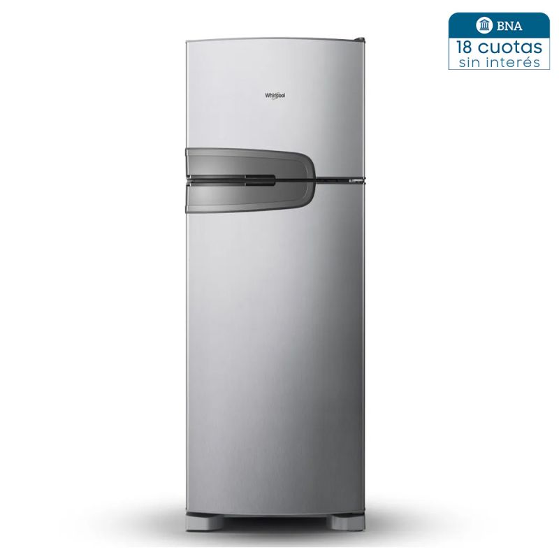 Heladera C/Freezer 340Lt Whirlpool WRM39CK No Frost Inox