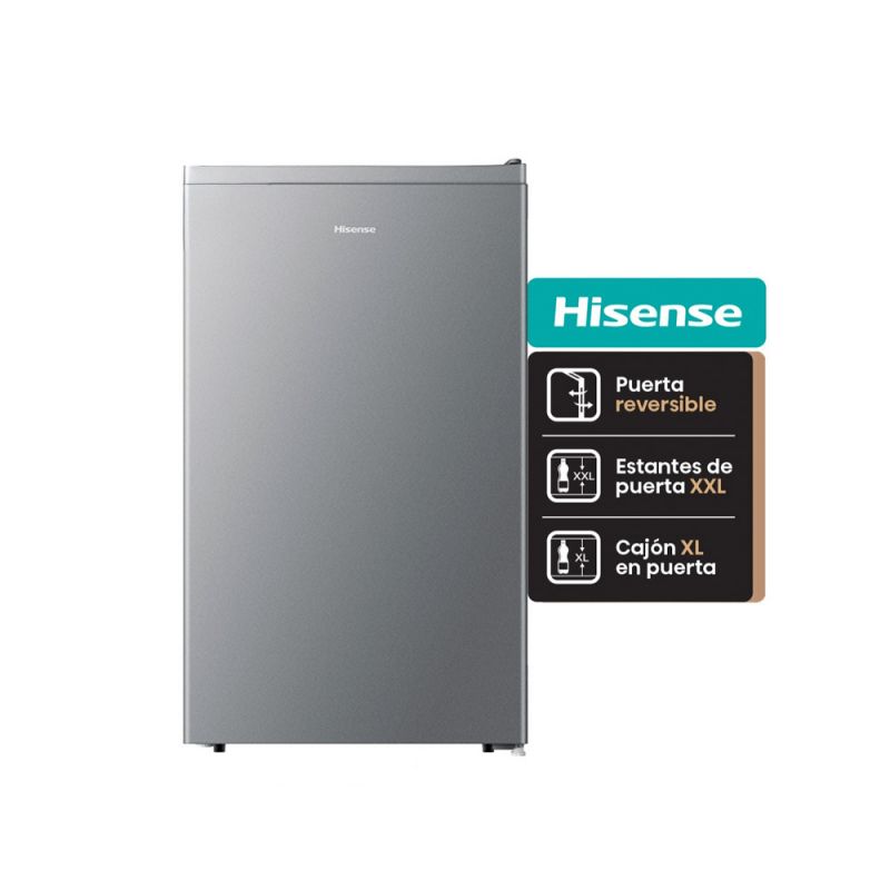 Heladera Bajo Mesada 89Lts Hisense RS-12DRS Silver