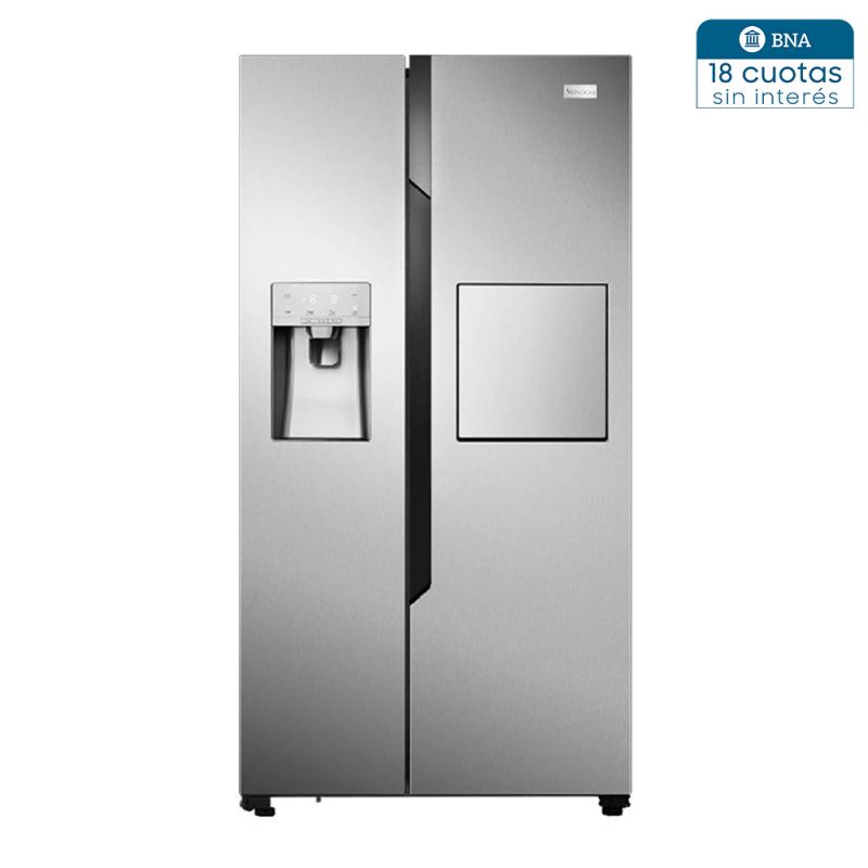 Heladera Side By Side 537Lts Vondom SBS605 No Frost Inverter Inox