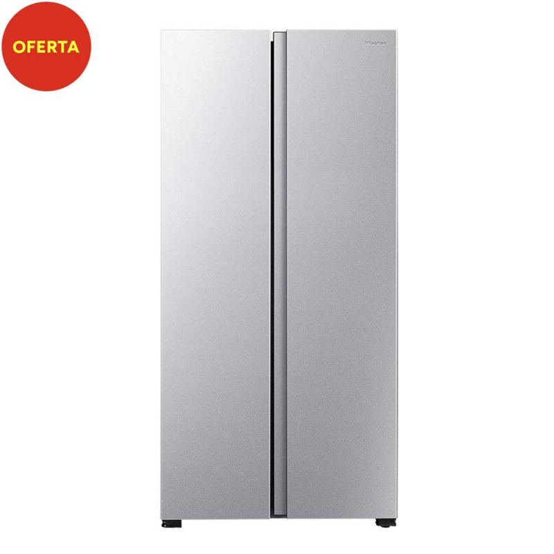 Heladera Side By Side Hisense RS3N428NAD 482Lts No Frost Inox