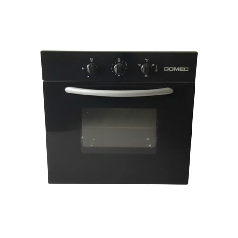 Horno de Empotrar a Gas 60CM Domec HN18 Negro