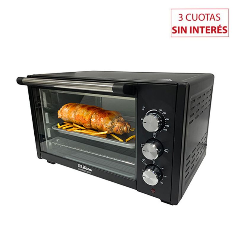 Horno Eléctrico 20Lts Liliana Compactcook AO200 Negro