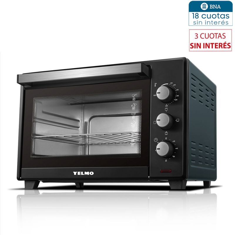 Horno Eléctrico 45Lts Yelmo YL45N Negro