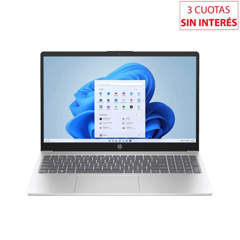 Notebook 15.6" HP 15-FD0154LA 8/512GB Intel Core i5 Touch Screen Gris