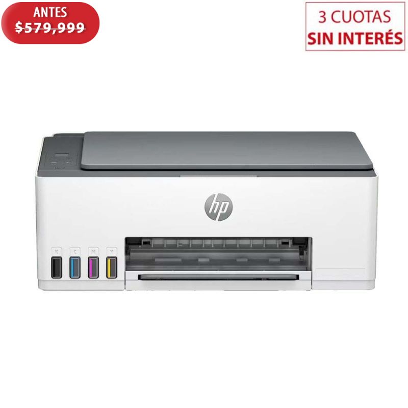Impresora Multifunción HP Smart Tank 580 WiFi Gris