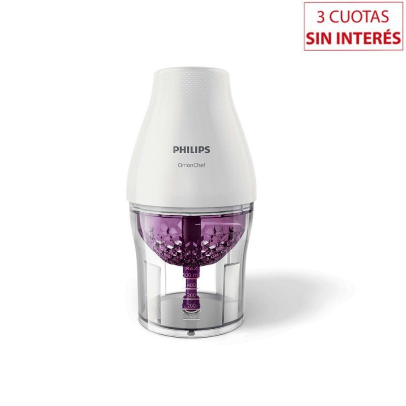 Picadora Philips OnionChef HR2505/00 500w Blanco