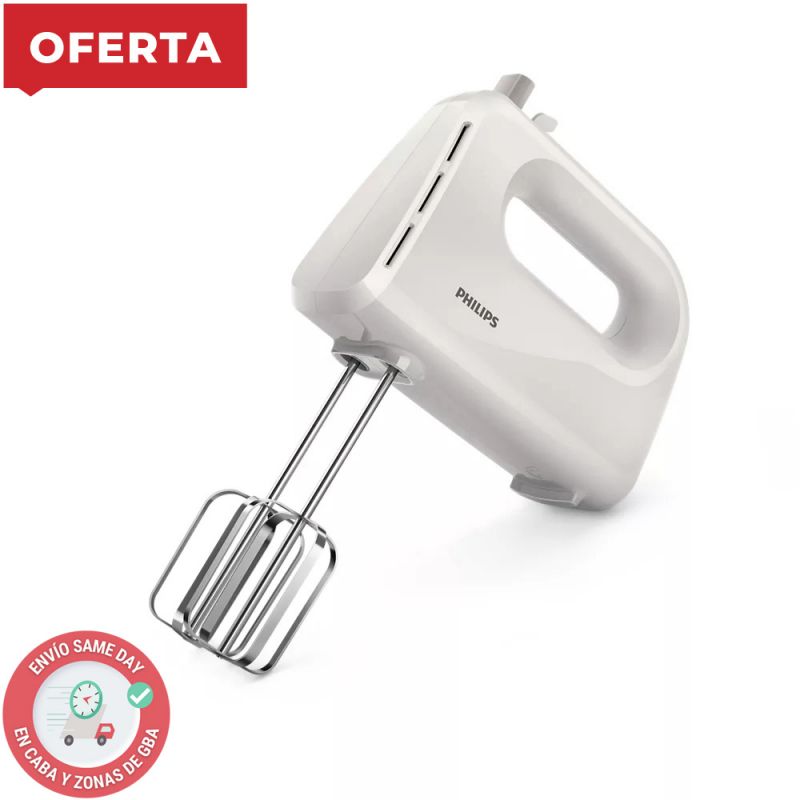 Batidora Philips Manual HR3700/05 200W Blanco