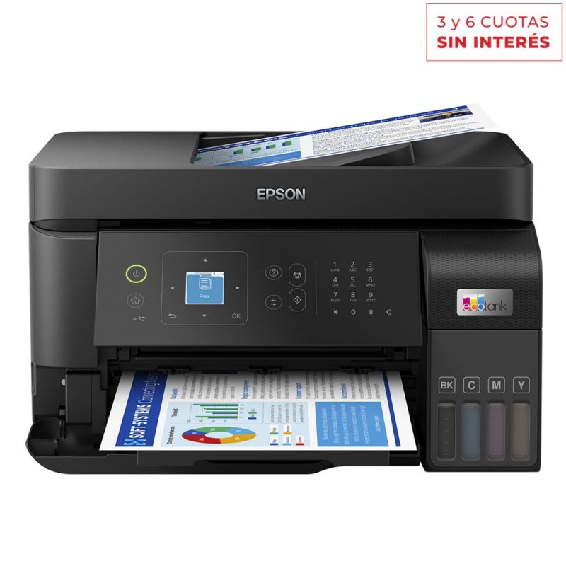 Impresora Multifunción Epson EcoTank L5590/73404 WiFi Sistema Continuo