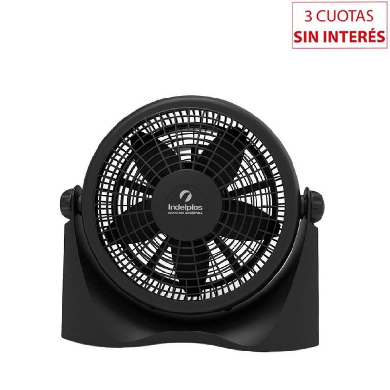 Turbo Ventilador 20" Indelplas IV20 3 en 1 Negro