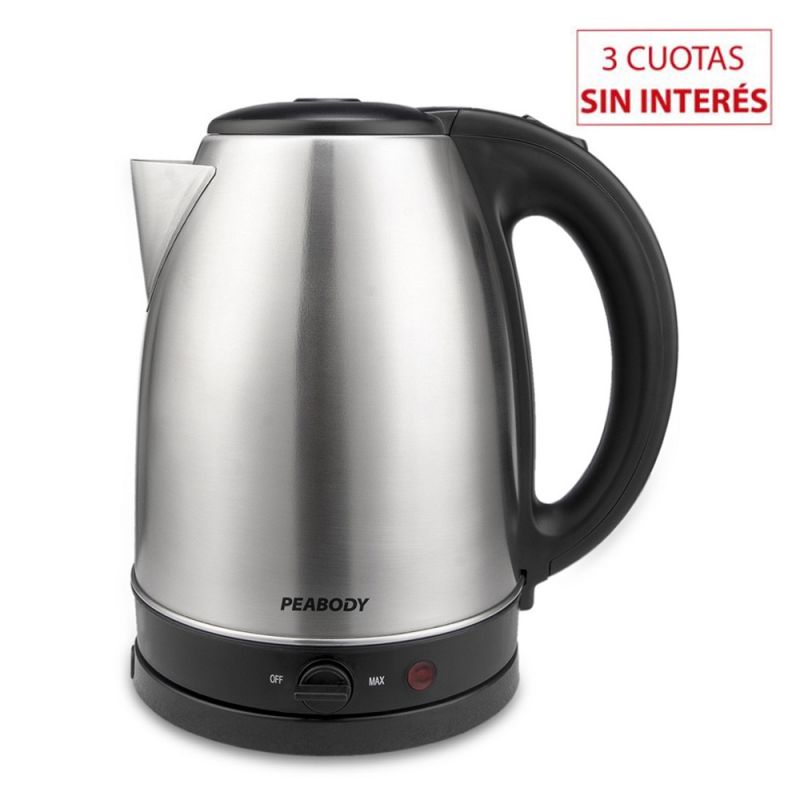 Jarra Eléctrica Peabody PE-KA1708 1.7Lts Inox