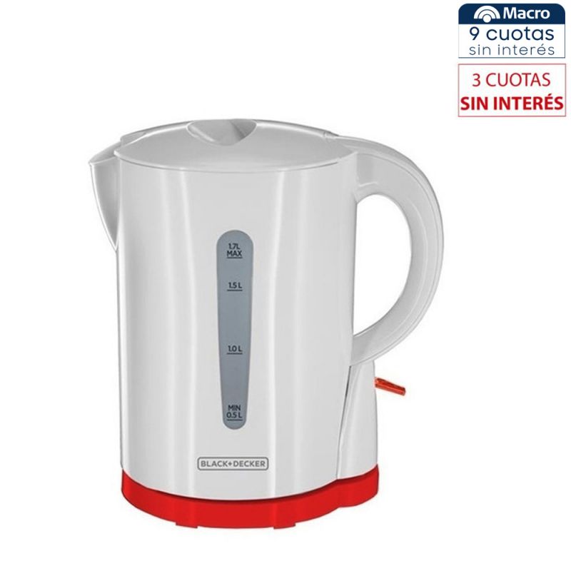 Pava Eléctrica Black & Decker KE21441 Blanco