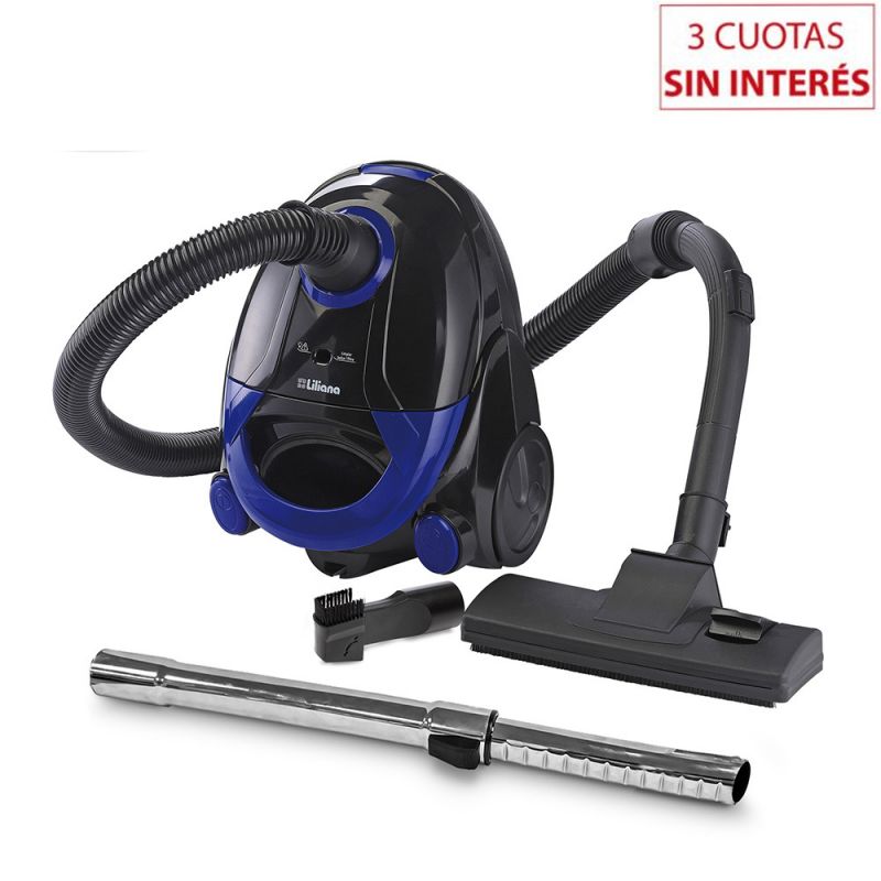 Aspiradora Liliana Chromepower LA782 1500W Negro con Azul