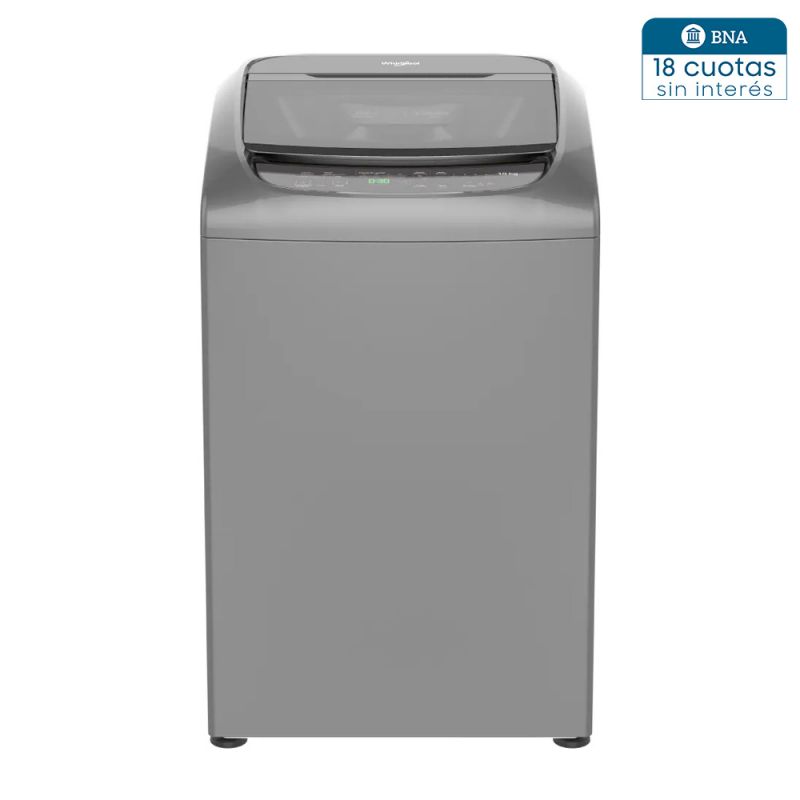 Lavarropas Automático C/Superior Whirlpool WWI16CS 10Kg 740Rpm Silver