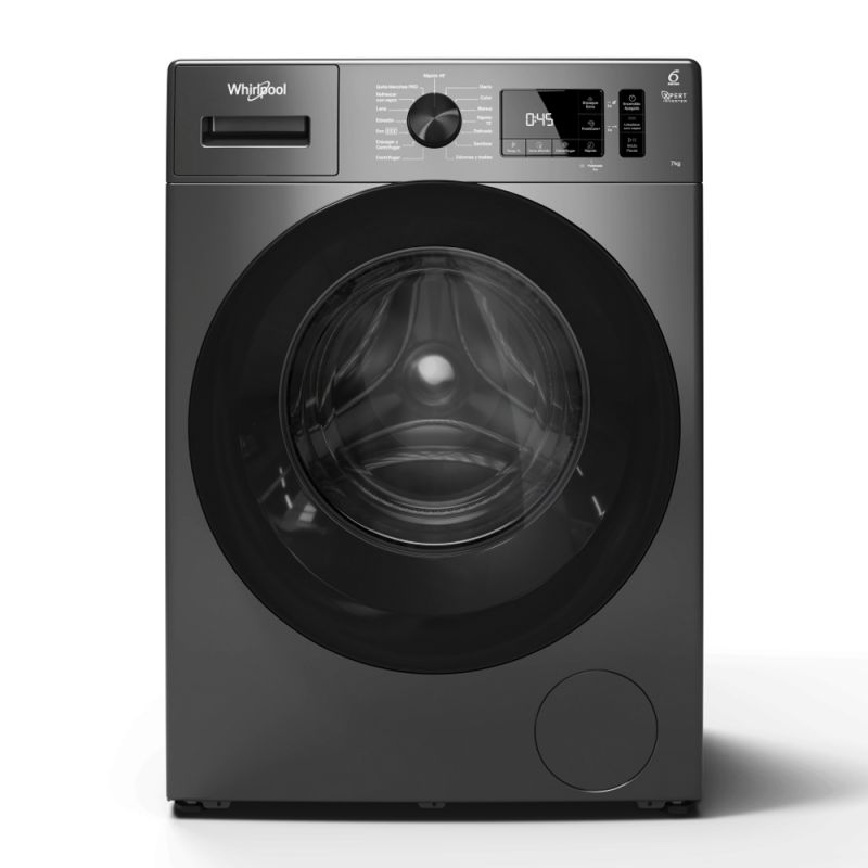 Lavarropas Automático Whirlpool WNQ70AS 7Kg 1200rpm Inverter Silver